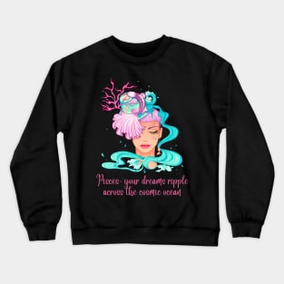 Pisces Birth Sign Crewneck Sweatshirt